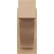 Ekena Millwork 6-in W x 14-in D x 14-in H Funston Block Rough Cedar Woodgrain TimberThane Outlooker, Primed Tan OUTUR060X14X14FST44RCPR - alternate 2